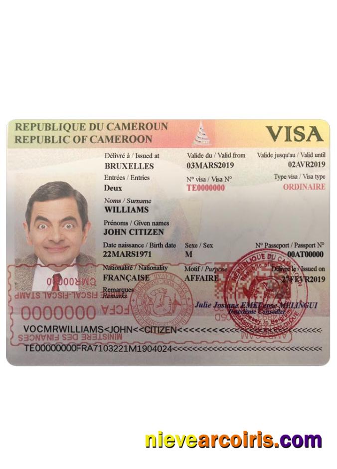 CAMEROON visa